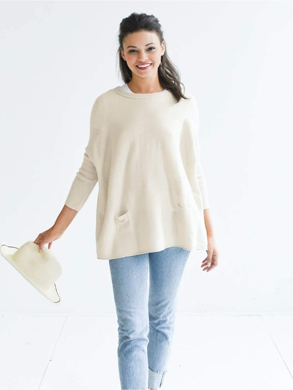 Mersea The Catalina Travel Sweater in Sand Size P/ 4-6